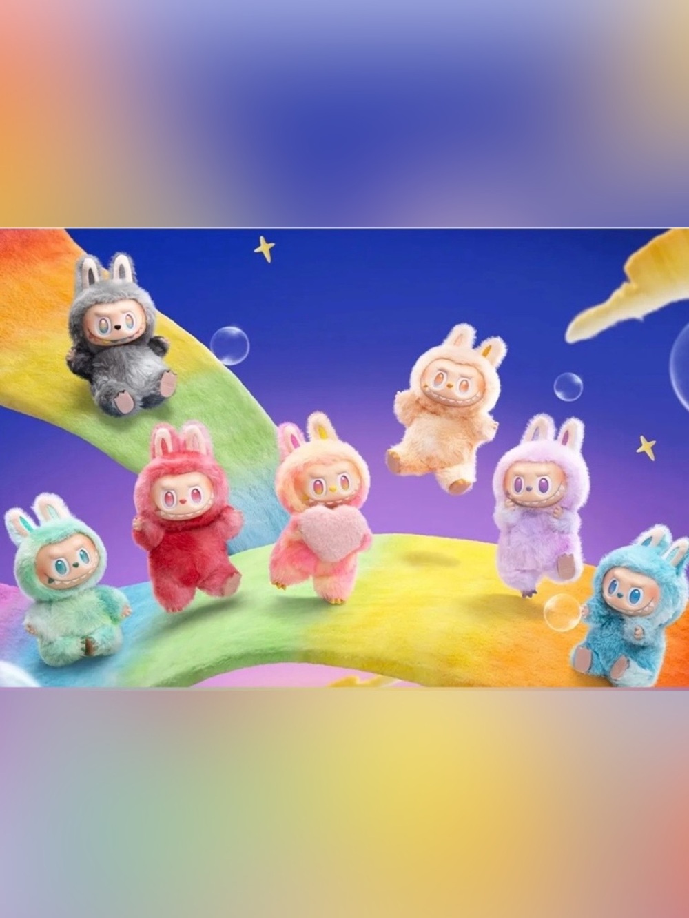 Authentic Popmart Big Into Energy Labubu Sealed Blind Box Plush Pendant, NEW! - Picture 9 of 9